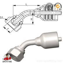 Accesorio de conexión de 45 ° Bsp hembra 60 ° Cone Union / Integrated Hose Fitting (22641y)